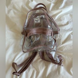 Clear Herschel mini backpack
